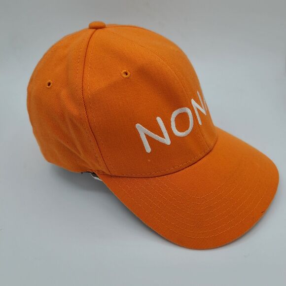 Embroidered Nona Orange Baseball Flexfit Hat Cap Fitted M/L Grandparent Grandpa - Picture 2 of 9